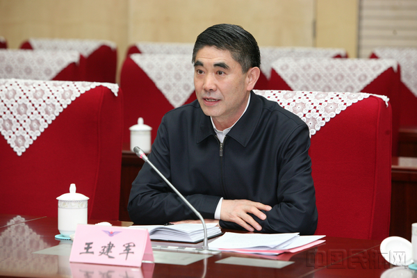 冯正霖会见青海省省长王建军一行(图)