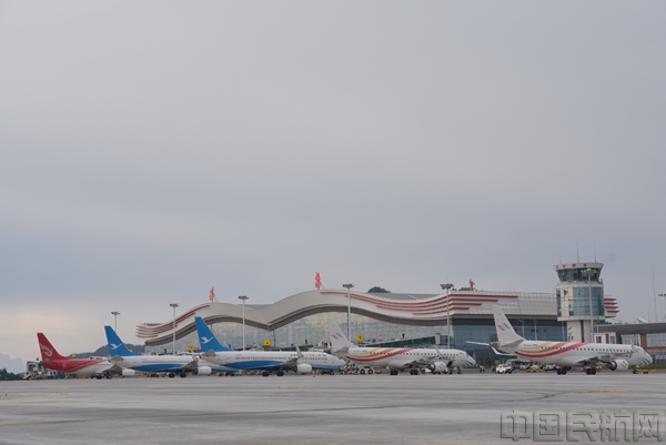 2019年12月,茅台机场实现年旅客吞吐量突破165万人次2